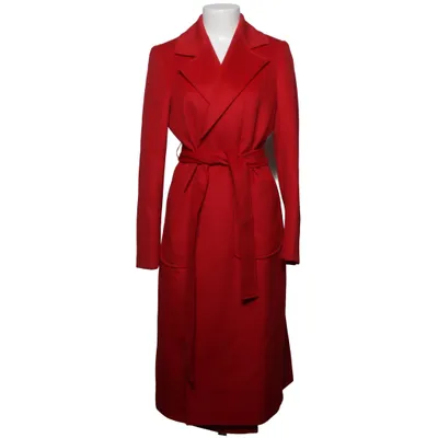 Coat (Red) from Max & Co. Polyester, Wool