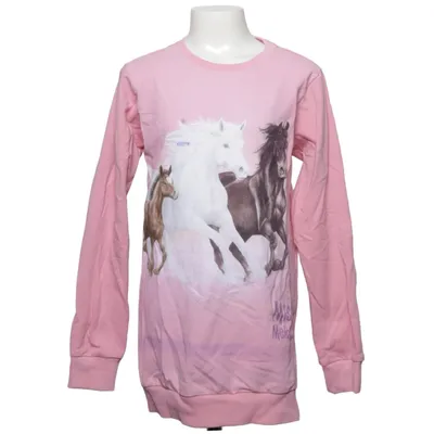 Sweatshirt (Roze, Meerkleurig) van Miss Melody Katoen, Elastaan