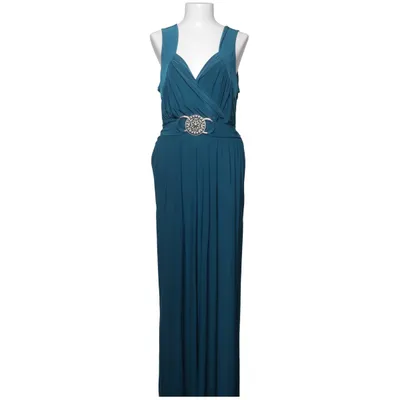 Evening gown (Blue) from Liquid Elastane, Polyester