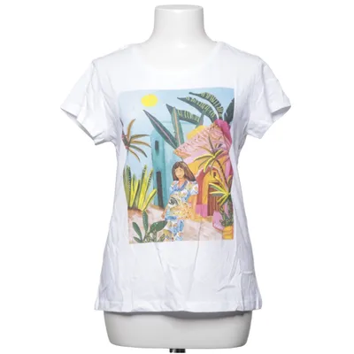 T-shirt (Vit, Flerfärgad) från BSB Jeans Ekologisk bomull