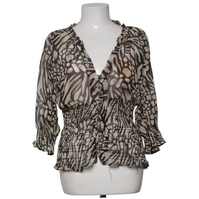 Blouse (Zwart, Beige) van Okay