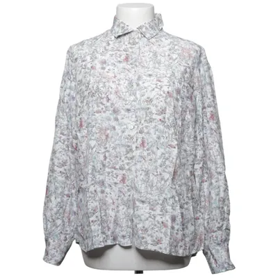 Blus (Vit, Flerfärgad) från Feminine Viskos