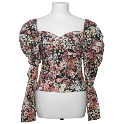 Blouse (Zwart, Meerkleurig) van Studio F Katoen, Elastaan, Viscose
