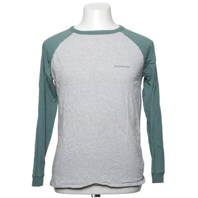 Maillot de baseball (Gris, Vert) de Passenger Coton biologique, Coton recyclé