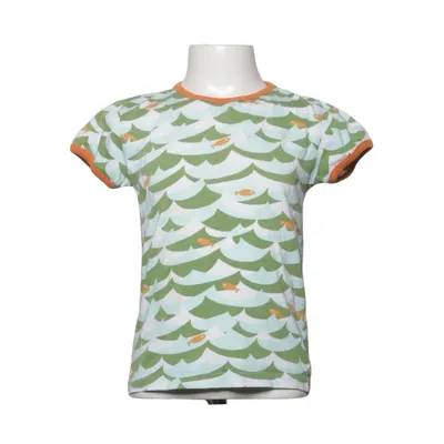T-shirt (Green, Orange, Multicolored) from Duns Organic cotton