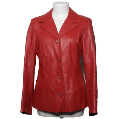 Leren blazer (Rood) van Goldstein