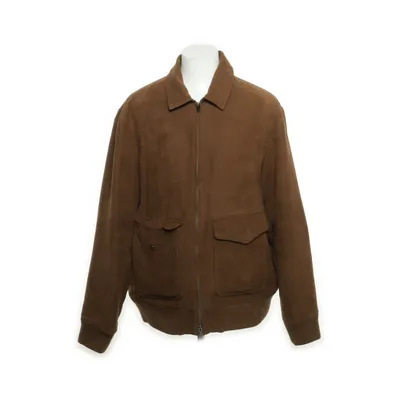 Jacket (Brown) from Uniqlo Acrylic, Elastane, Polyester, Faux fur
