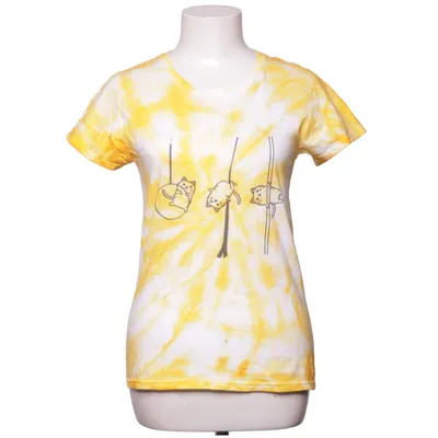 T-shirt (Yellow, White, Multicolored) from Gildan Cotton