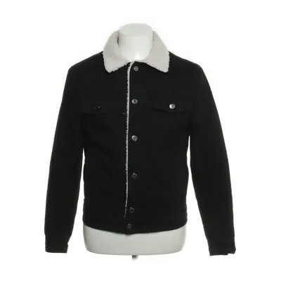 Foret Jeansjakke (Sort) fra H&M Man Bomuld, Polyester