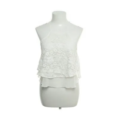 Crop top (Hvid) fra Hollister Bomuld, Nylon