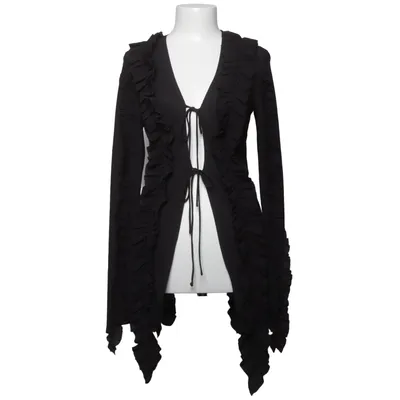 Cardigan (Black) from H&M Studio Elastane, Polyester