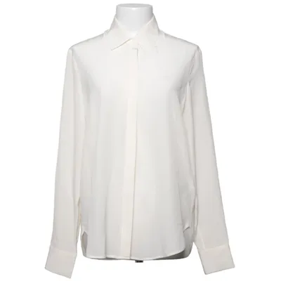 Blouse (White) from H&M Silk