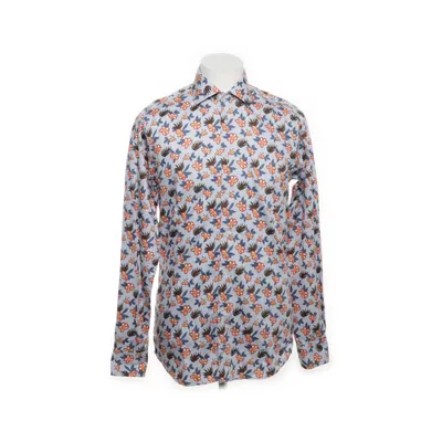 Shirt (Blue, Multicolored) from John Henric Cotton