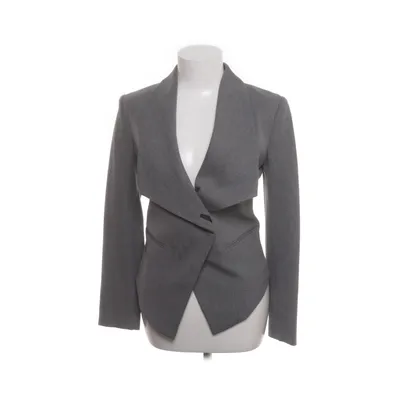 Blazer (Gray) from BCBG Max Azria Polyester, Viscose, Cotton, Elastane