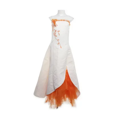 Avondjurk (Wit, Oranje)