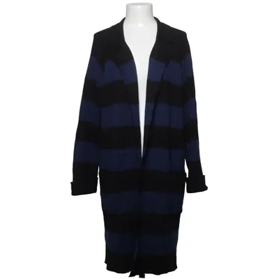 Cardigan (Noir, Bleu) de Ritva Falla Laine de mouton