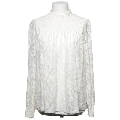 Blouse (White) from Cable & Gauge Elastane, Polyamide, Viscose