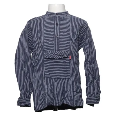 Shirt (Blauw, Wit) van DW Shop Katoen