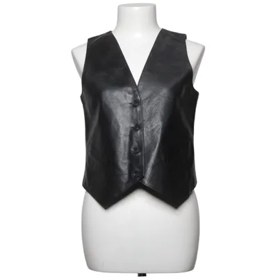 Gilet en cuir (Noir) de Impuls Cuir, Polyester