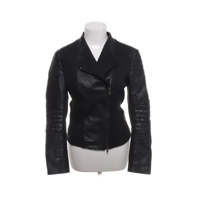 Läderjacka (Svart) från Pennyblack Elastan, Nylon, Skinn, Viskos