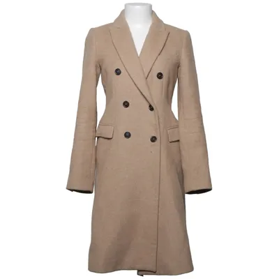 Coat (Beige) from Zara Woman Elastane, Polyester, Viscose