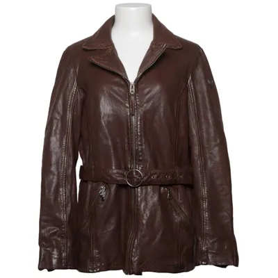 Leren jack (Bruin) van Gipsy Leer, Organisch katoen, Gerecycled polyester
