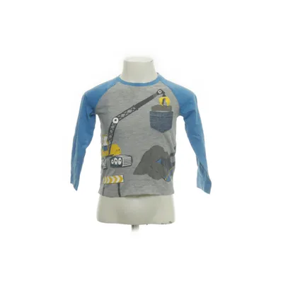 Long sleeve T-shirt (Gray, Blue) from Tough Team Cotton