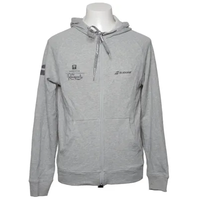 Huvtröja (Grå) från Babolat Bomull, Elastan, Polyester
