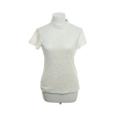 Top (White) from Allegra K Nylon, Elastane