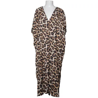 Maxi dress (Beige, Multicolored) from H&M Polyester, Viscose