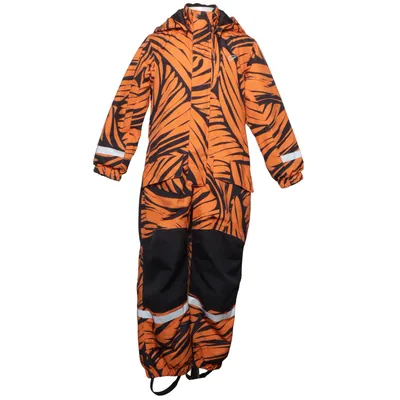 Outdoor overalls (Orange, Sort) fra Five Seasons Polyester