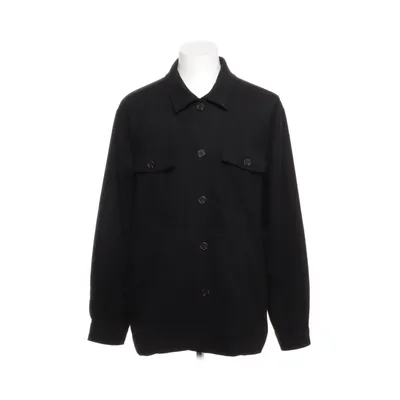 Overshirt (Black) from Dressmann Elastane, Polyester, Viscose