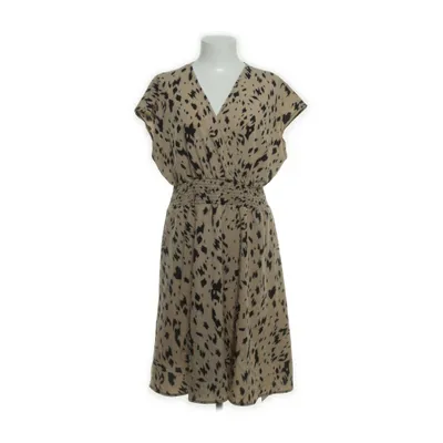 Dress (Beige, Black) from Loness Polyester