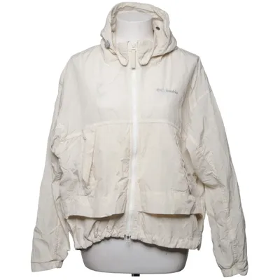 Rain jacket (Beige) from Columbia Polyamide, Polyester