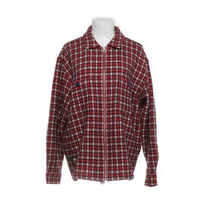 Overshirt (Red, Beige) from Brain Dead Alpaca wool, Nylon, Wool