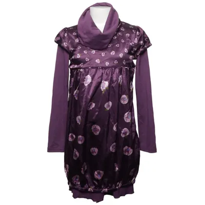 Robe (Violet, Rose) de Benetton Class Élasthane, Polyester, Viscose