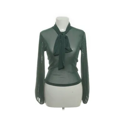 Knytblus (Grön, Flerfärgad) från Shein Elastan, Nylon