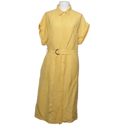 Blousejurk (Geel) van Jake*s Collection Linnen, Viscose