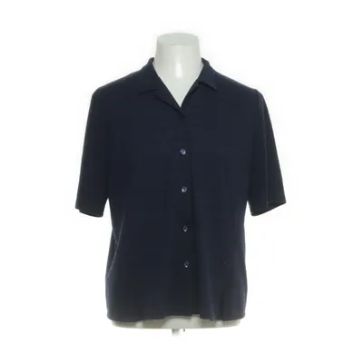 Short sleeve shirt (Blue) from Finnkarelia Linen, Polyester, Viscose