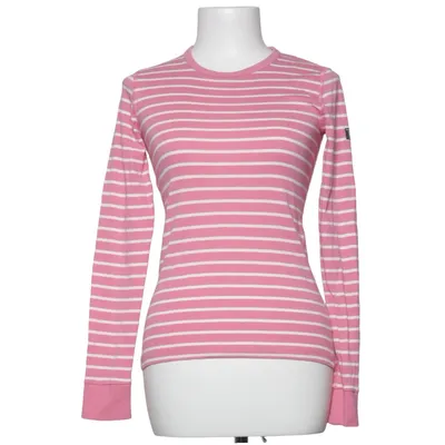 Långärmad t-shirt (Rosa, Vit) från Polarn O. Pyret Ekologisk bomull