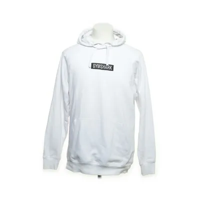 Huvtröja (Vit) från Gymshark Bomull, Polyester