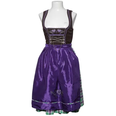 Dirndl (Lila, Bruin, Wit) van Stockerpoint Katoen, Polyester