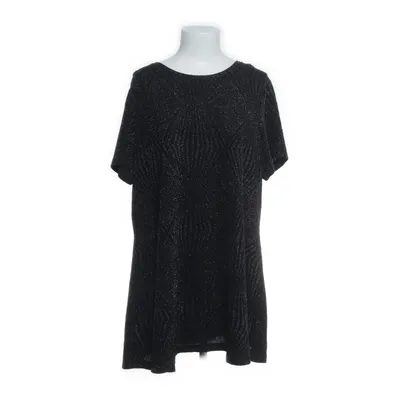 T-shirt (Svart, Silverfärgad) från XLNT by KappAhl Elastan, Metallfiber, Polyamid, Polyester