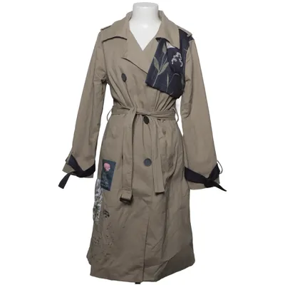 Trench-coat (Beige) de Naoko Coton, Élasthane, Polyester