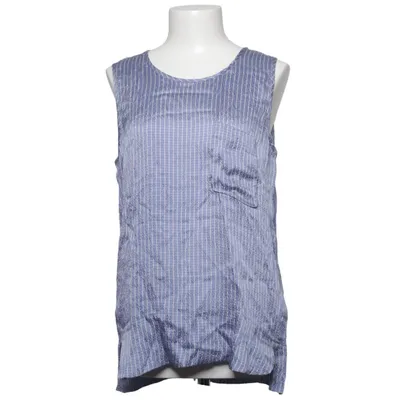Top (Blauw, Wit) van Bruuns Bazaar Zijde