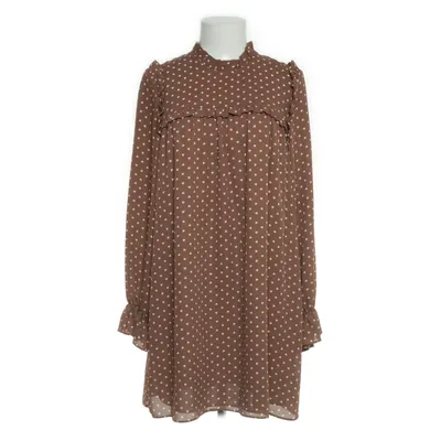 Klänning (Brun, Vit) från Motivi Polyester