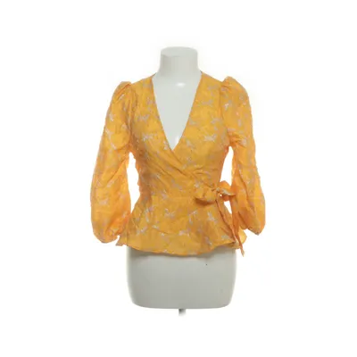 Wikkeltop (Geel, Goud) van Monki Polyamide, Polyester