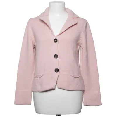 Cardigan (Pink) from Le Tricot Longhin Merino wool