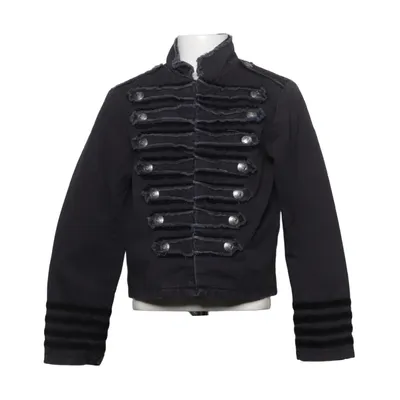 Veste en jean (Noir) de H&M Coton, Polyester