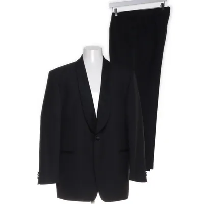 Smoking (Sort) fra Tailor & Son Uld, Viscose